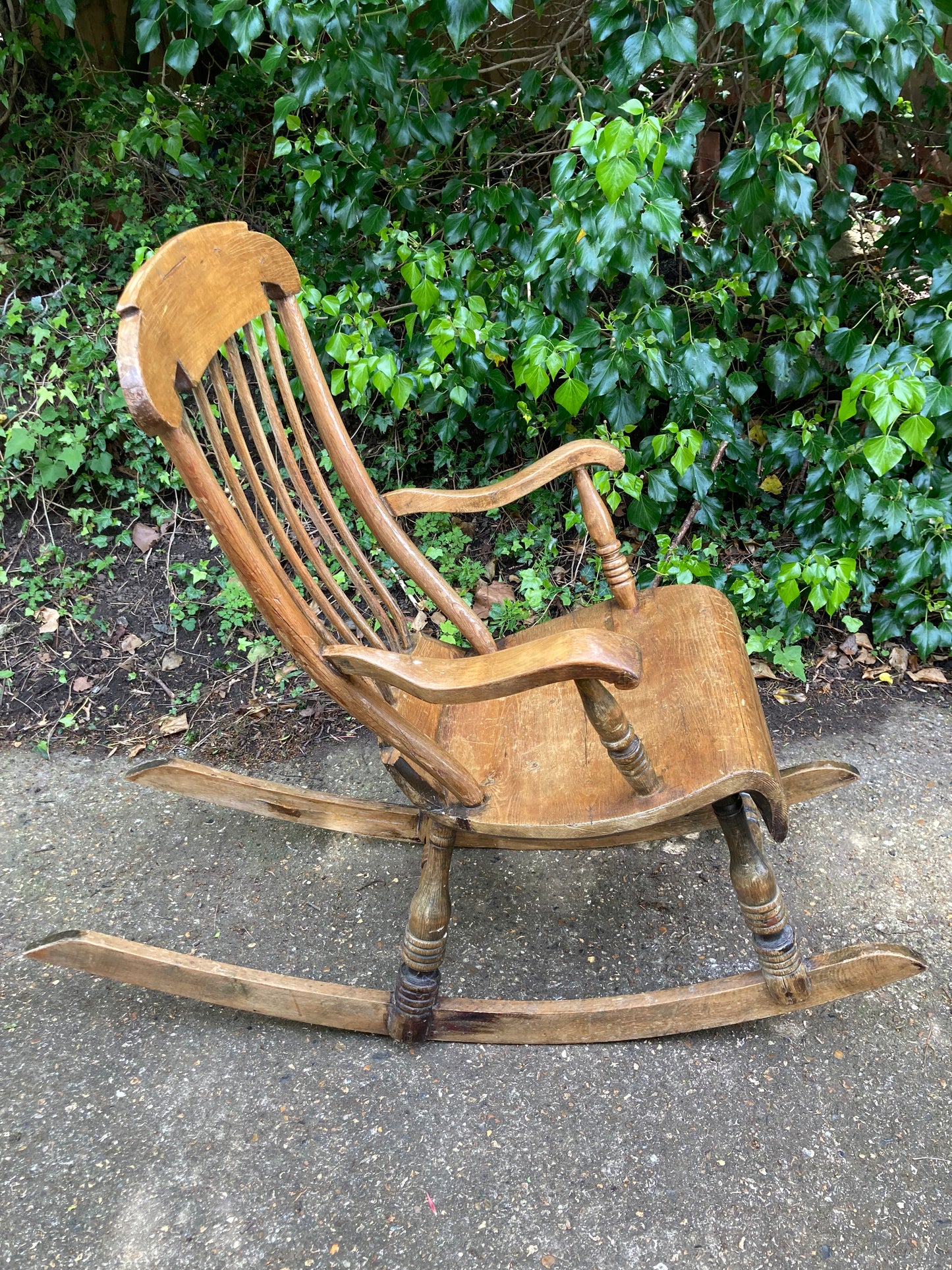 Antique Rustic Rocking Chair
