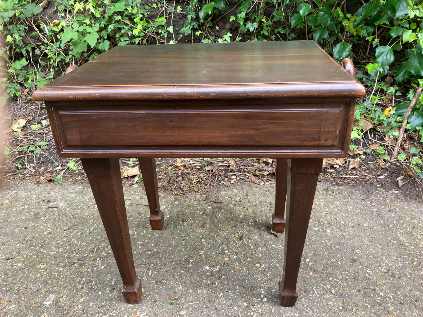 Vintage Mahogany Adjustable Piano Stool