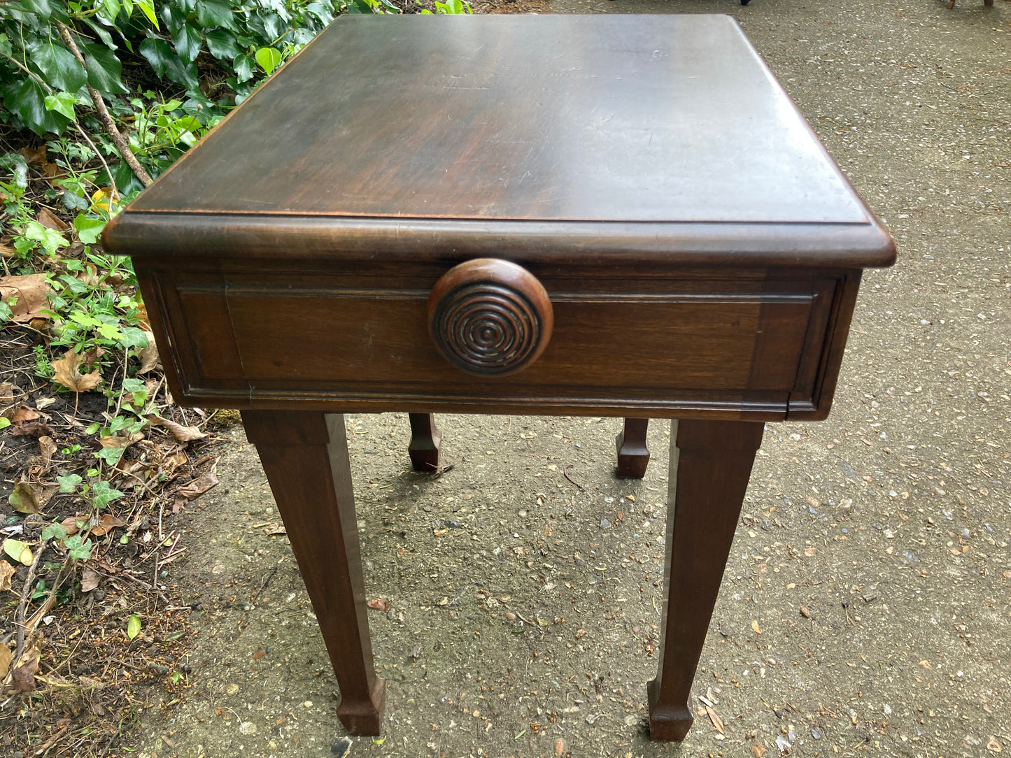 Vintage Mahogany Adjustable Piano Stool