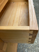 Load image into Gallery viewer, Oak Small Console Table With A Drawer
