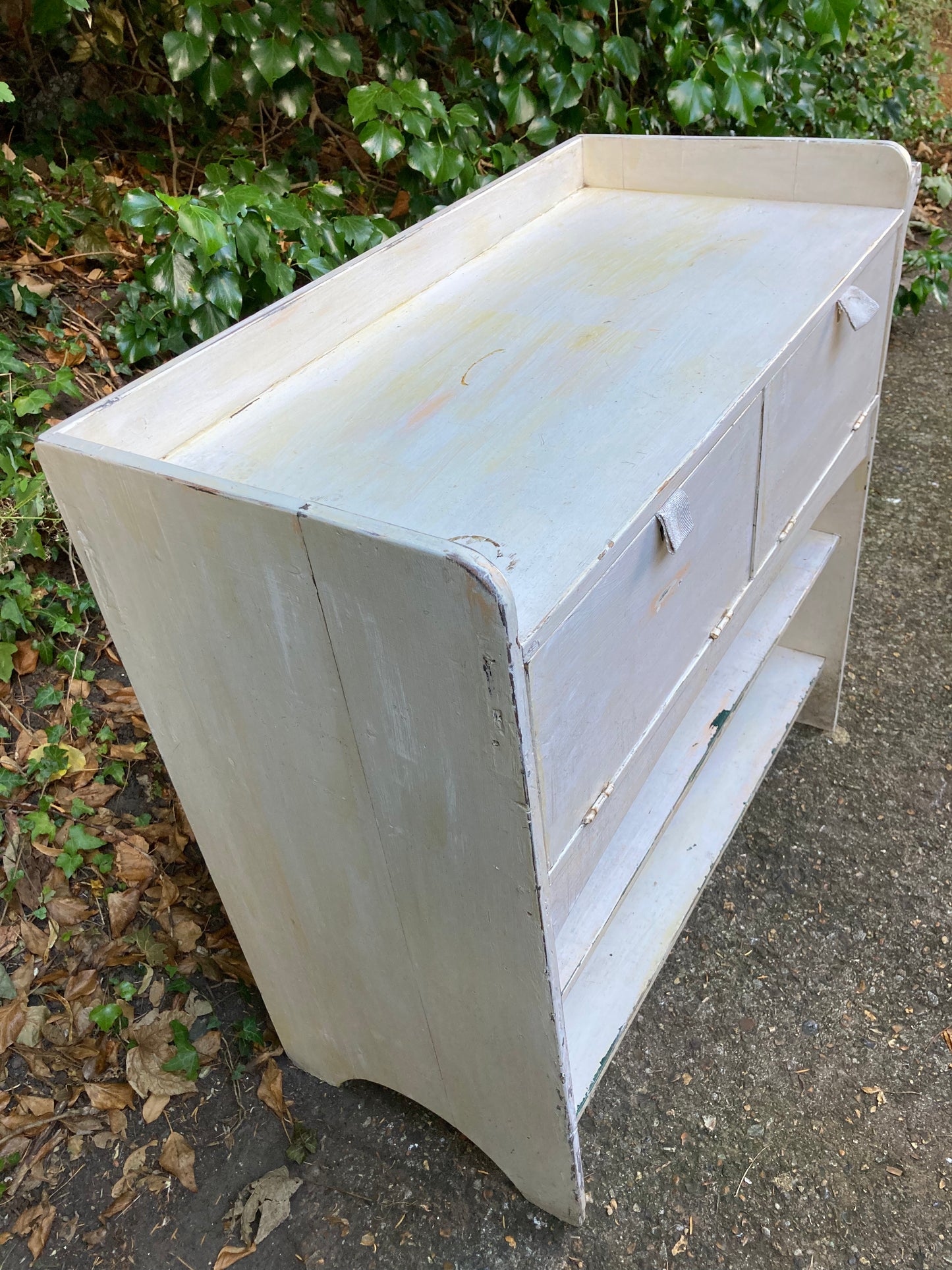 Vintage Painted Potting Table