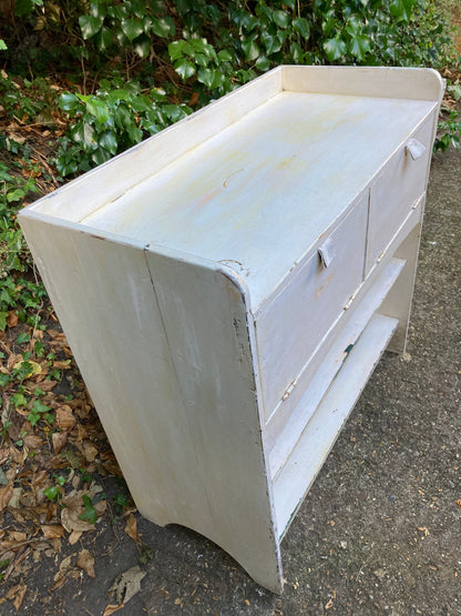 Vintage Painted Potting Table