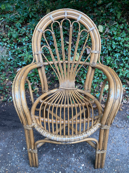 Cane Bamboo Armchair