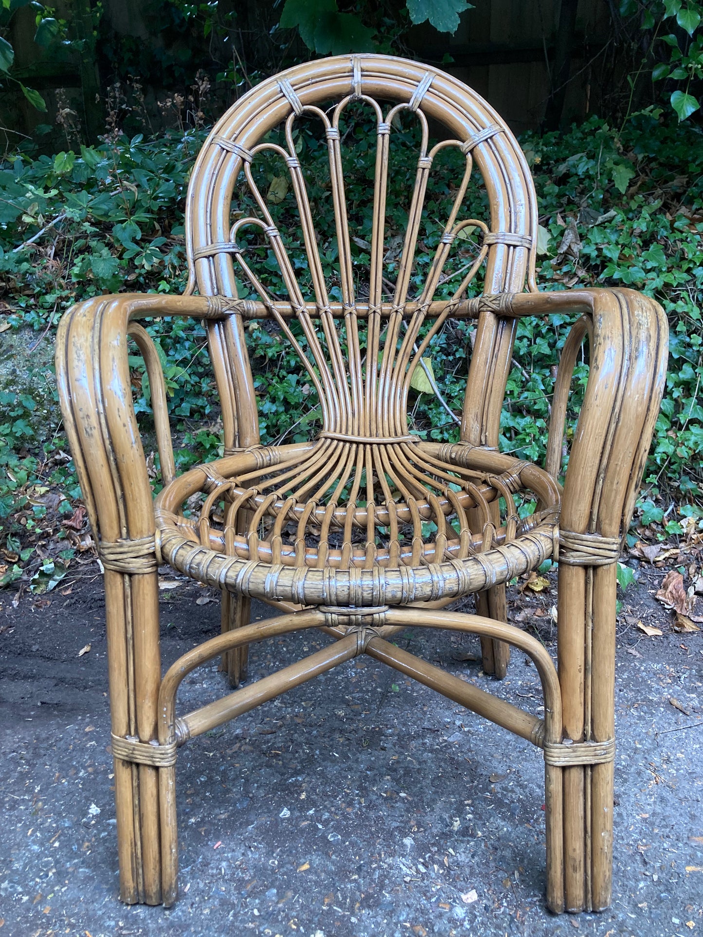 Cane Bamboo Armchair