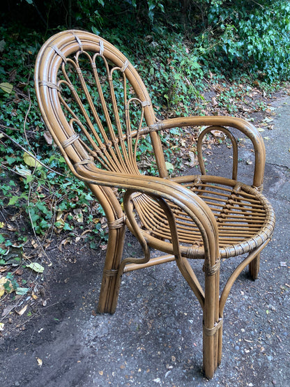Cane Bamboo Armchair