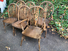 Load image into Gallery viewer, Set Of Six Wheel Back Chairs
