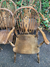 Load image into Gallery viewer, Set Of Six Wheel Back Chairs
