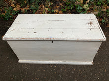 Load image into Gallery viewer, White Painted Pine Blanket Box Toy Box Storage
