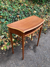 Load image into Gallery viewer, Teak Console Table With A Drawer
