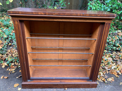 Antique Mahogany Cupboard Converted To Shoe Rack