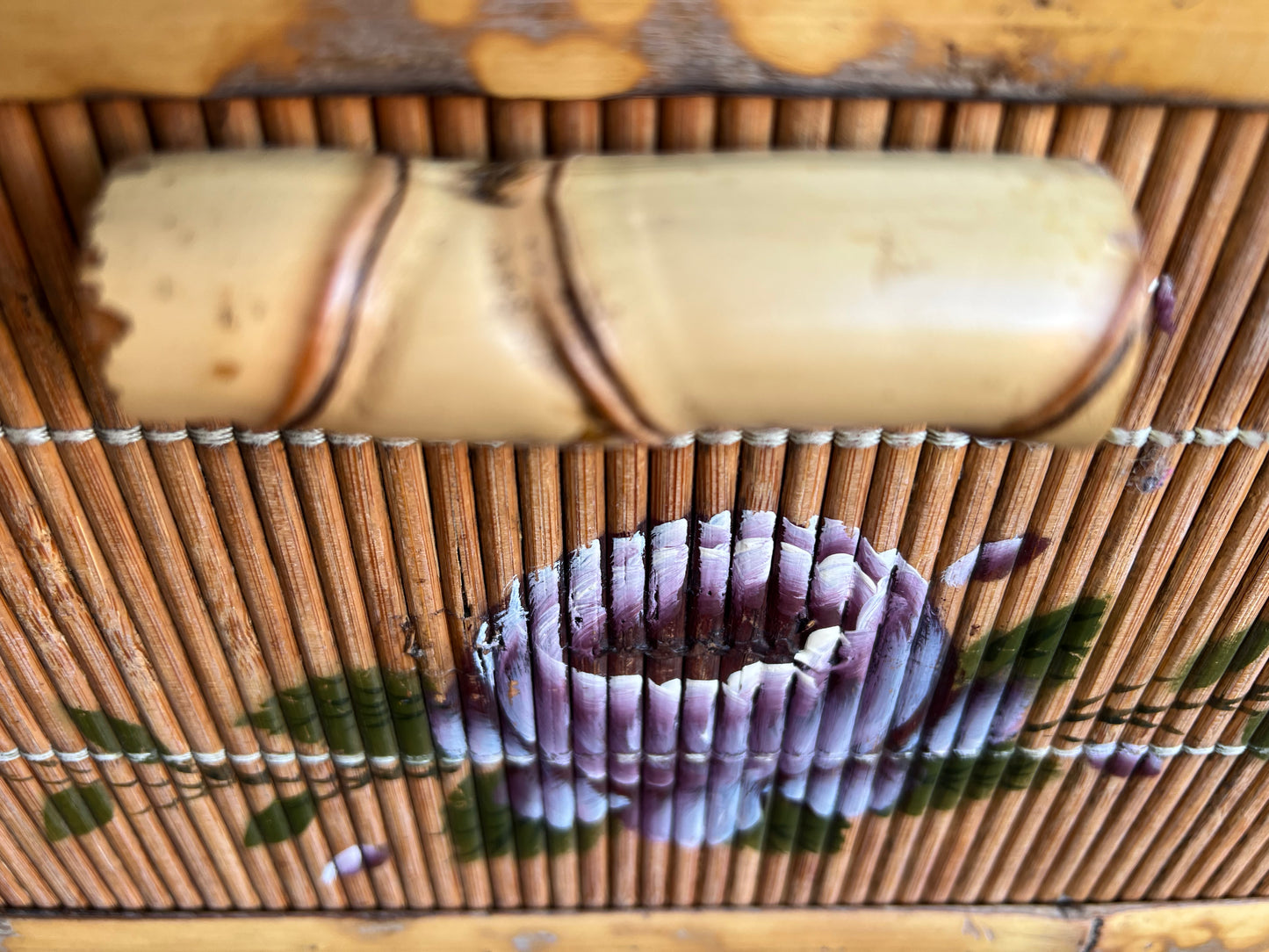 Victorian Tiger Bamboo And Cane Chest Of Drawers