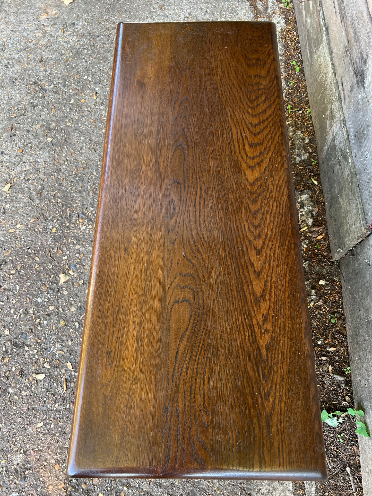 Vintage Old Charm Oak Blanket Box Storage