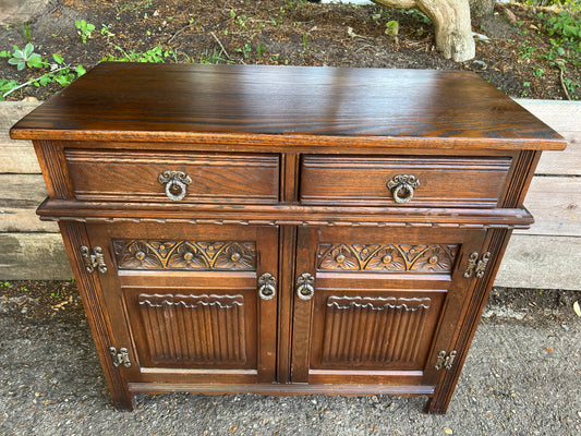 Old Charm Small Sideboard Two Drawers Over Two Cupboards