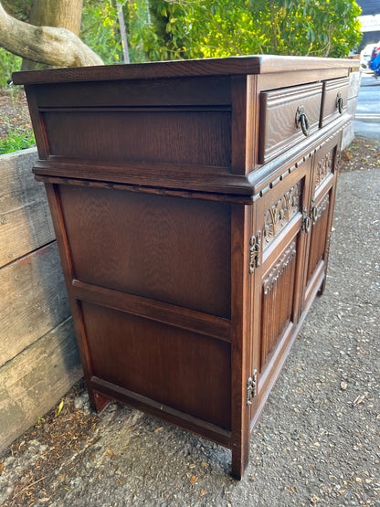Old Charm Small Sideboard Two Drawers Over Two Cupboards
