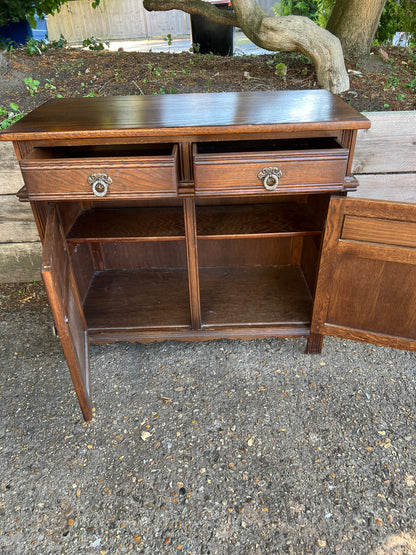 Old Charm Small Sideboard Two Drawers Over Two Cupboards