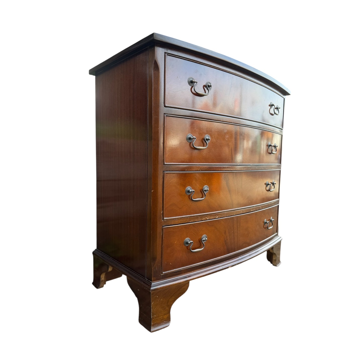 Mahogany Style Chest of Drawers – Four Drawer Chest with Dovetail Joints