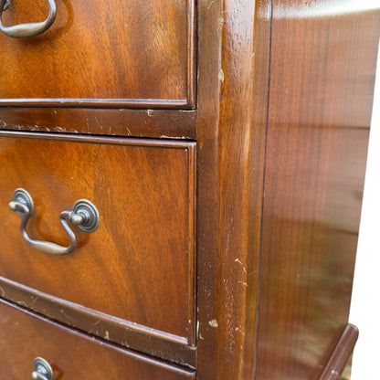 Mahogany Style Chest of Drawers – Four Drawer Chest with Dovetail Joints