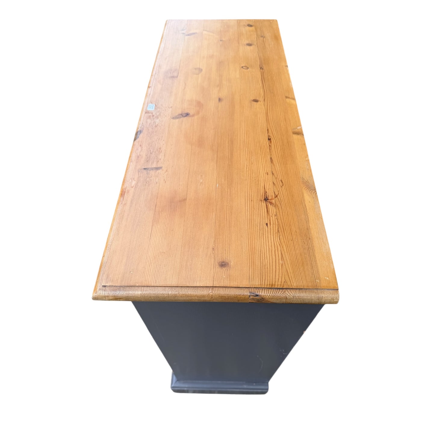 Painted Pine Wine Rack Cabinet with Drawer – Freestanding Bottle Storage Unit