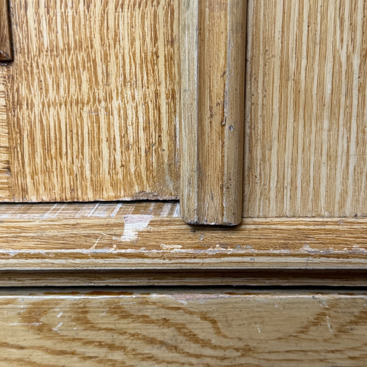 Antique Pine Knock-Down Linen Press / Armoire – Victorian Storage Cabinet