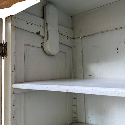 Antique Pine Knock-Down Linen Press / Armoire – Victorian Storage Cabinet