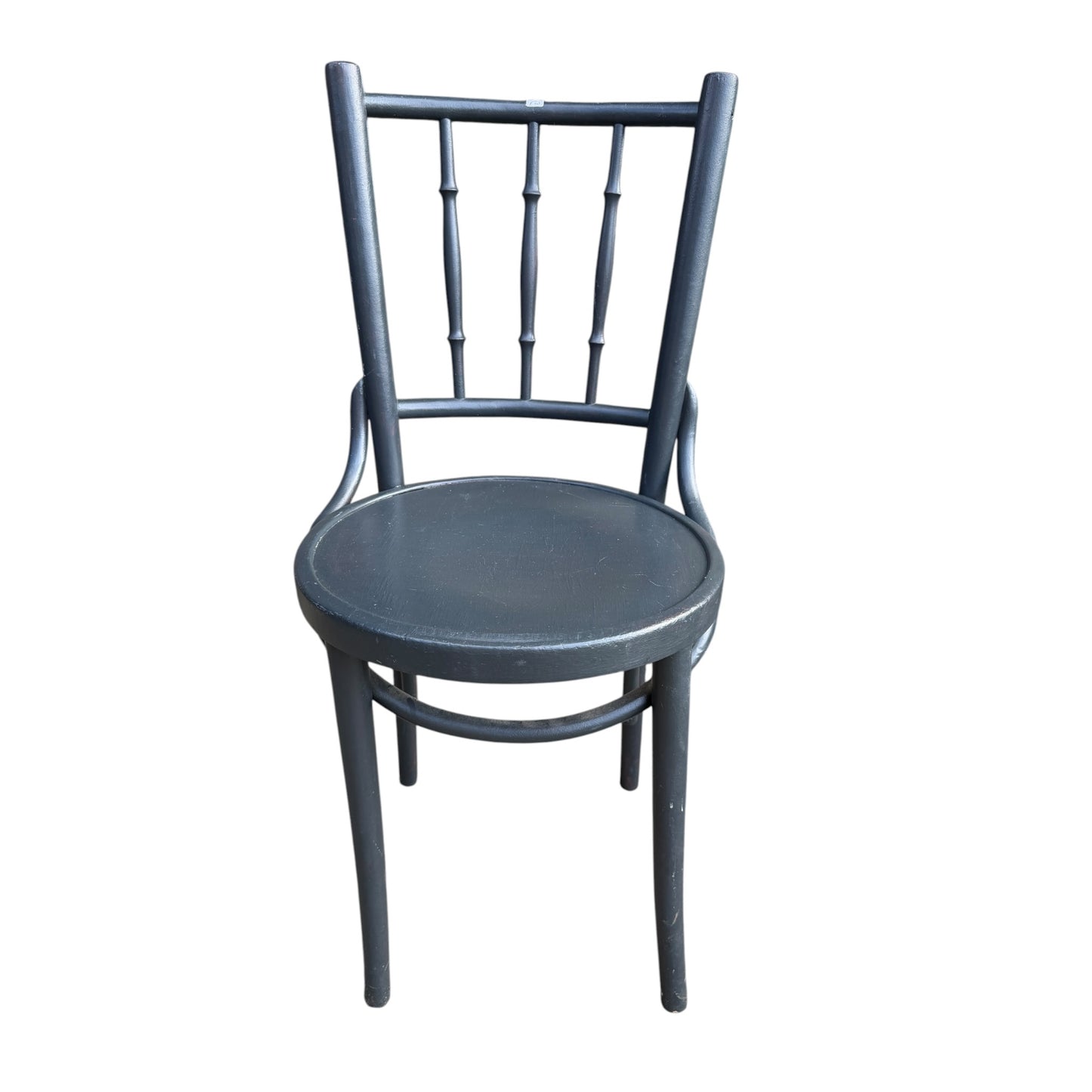 Vintage Retro Bentwood Café Chair – Painted Grey, Bistro / Kitchen Chair