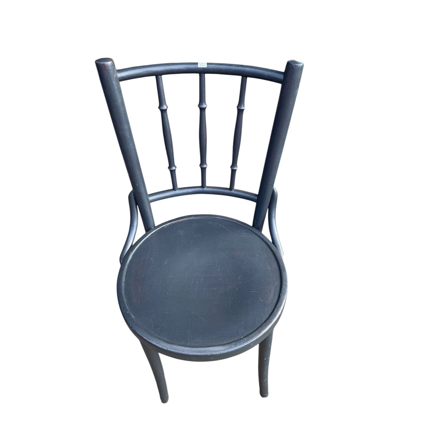 Vintage Retro Bentwood Café Chair – Painted Grey, Bistro / Kitchen Chair