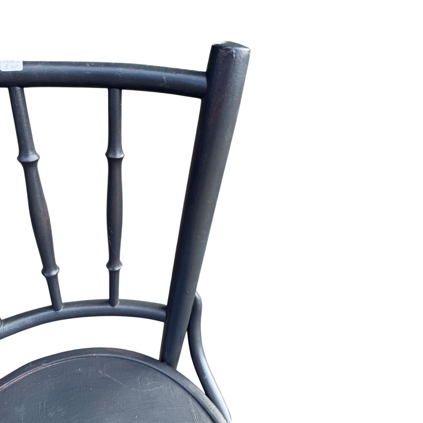 Vintage Retro Bentwood Café Chair – Painted Grey, Bistro / Kitchen Chair