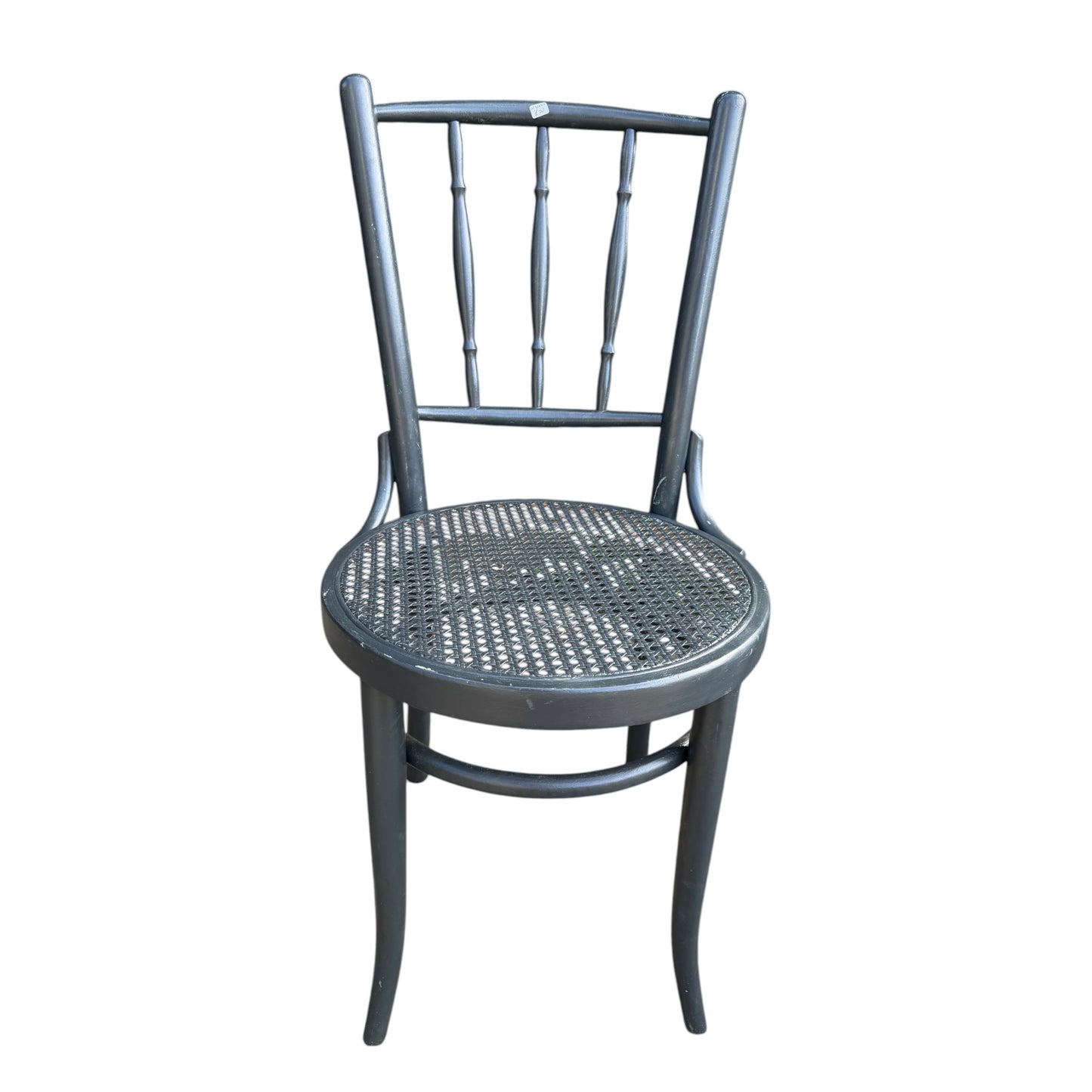 Vintage Bentwood Café Chair – Painted Grey, Bistro / Kitchen Chair