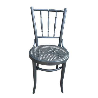 Vintage Bentwood Café Chair – Painted Grey, Bistro / Kitchen Chair