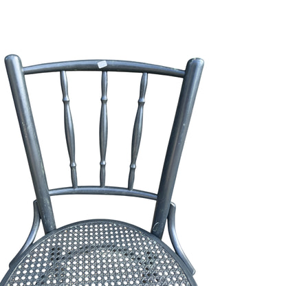 Vintage Bentwood Café Chair – Painted Grey, Bistro / Kitchen Chair