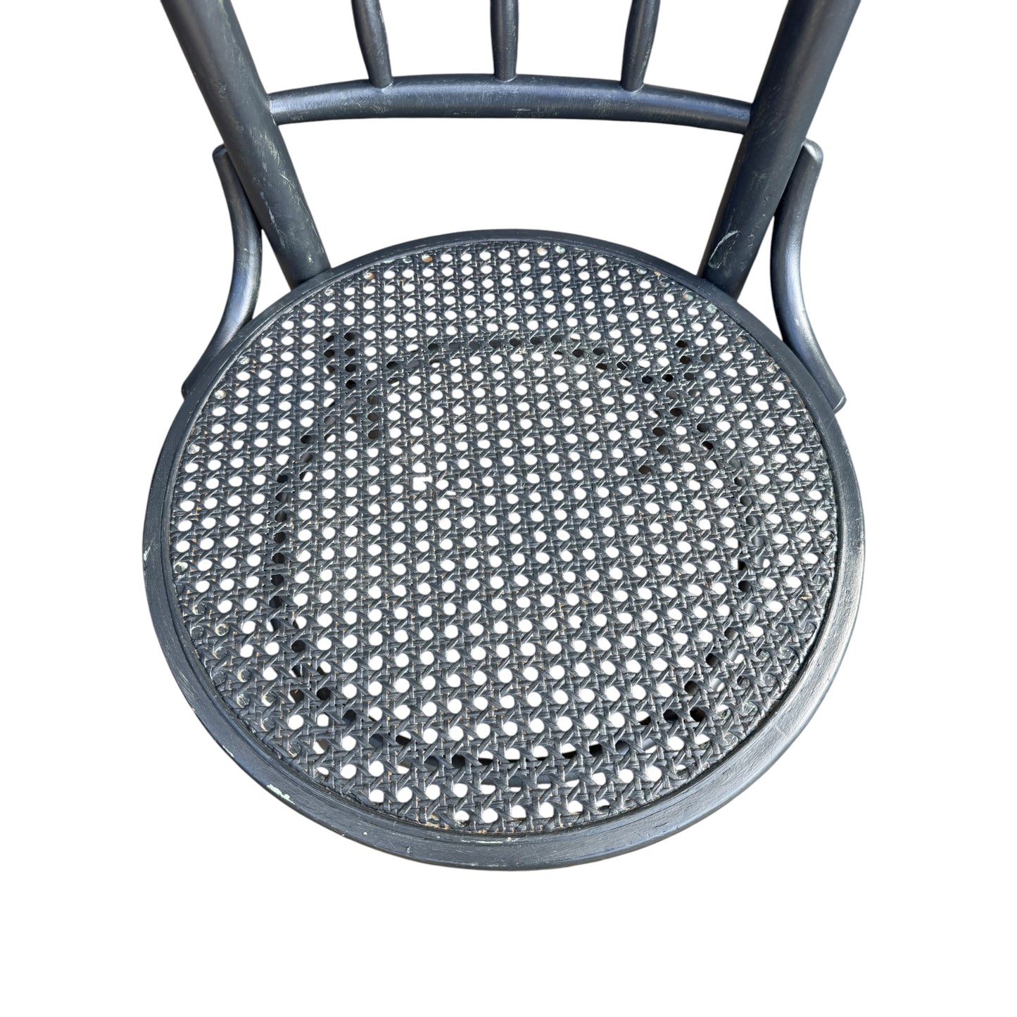 Vintage Bentwood Café Chair – Painted Grey, Bistro / Kitchen Chair