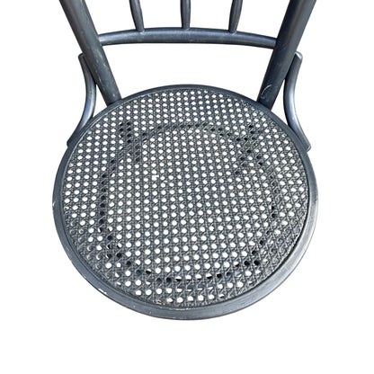 Vintage Bentwood Café Chair – Painted Grey, Bistro / Kitchen Chair