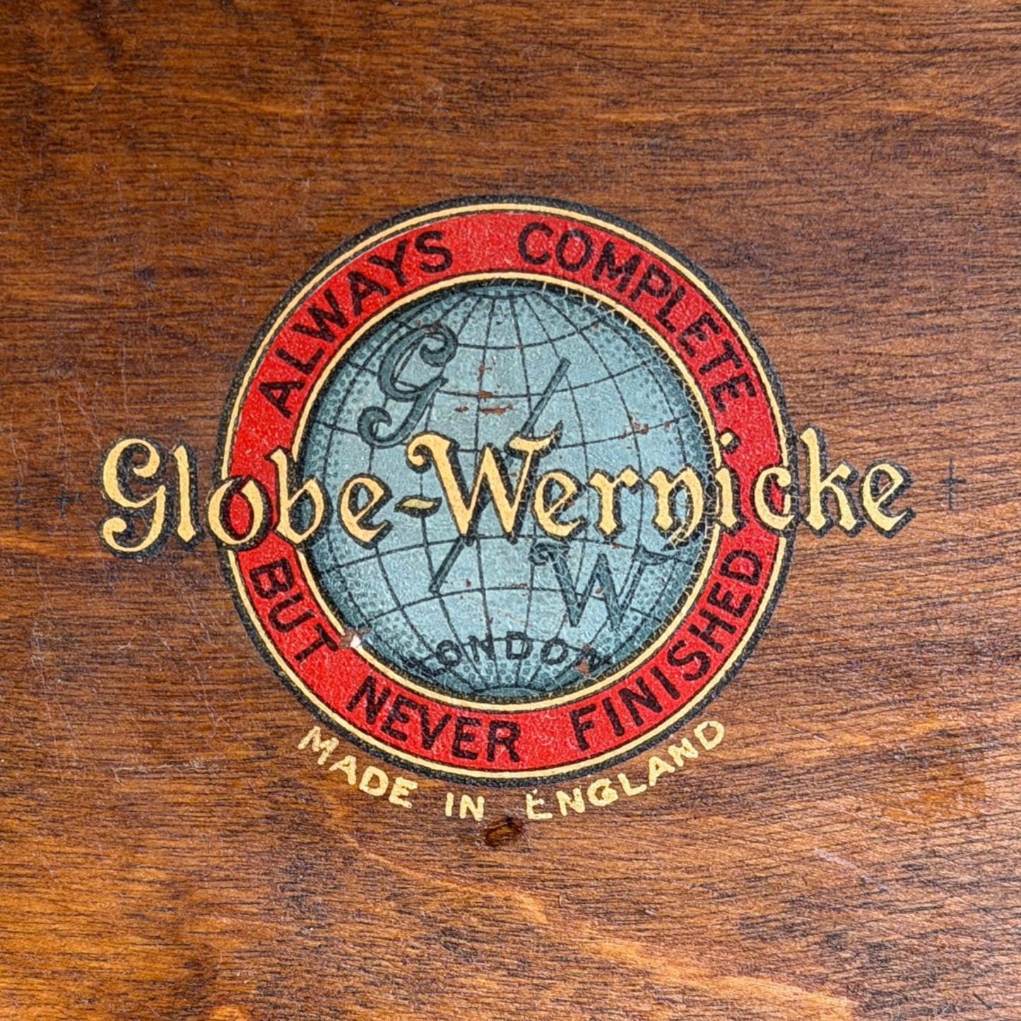 Antique Globe Wernicke Oak Stacking Library Bookcase / Barrister Bookcase / Sectional Bookcase