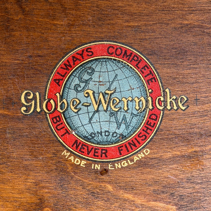 Antique Globe Wernicke Oak Stacking Library Bookcase / Barrister Bookcase / Sectional Bookcase