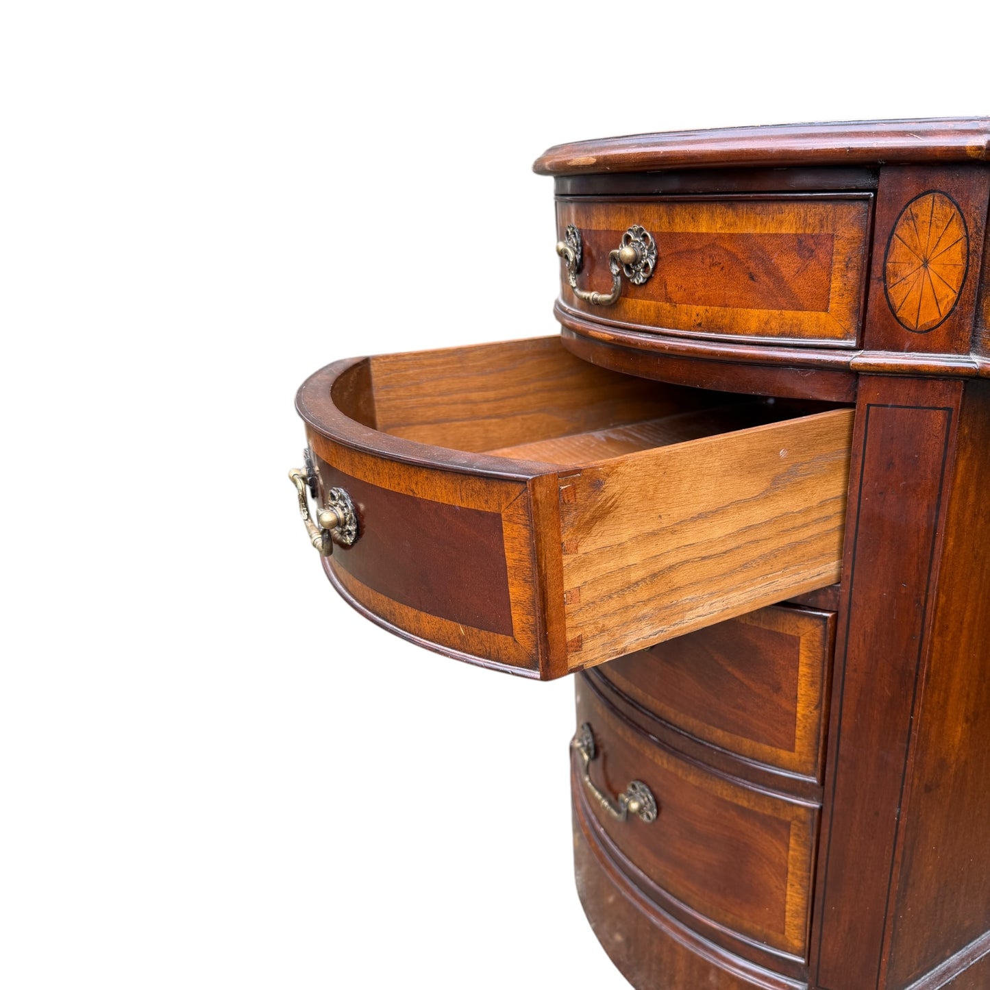 Large Traditional Leather Top Mahogany Twin Pedestal Desk by Brights of Nettlebed