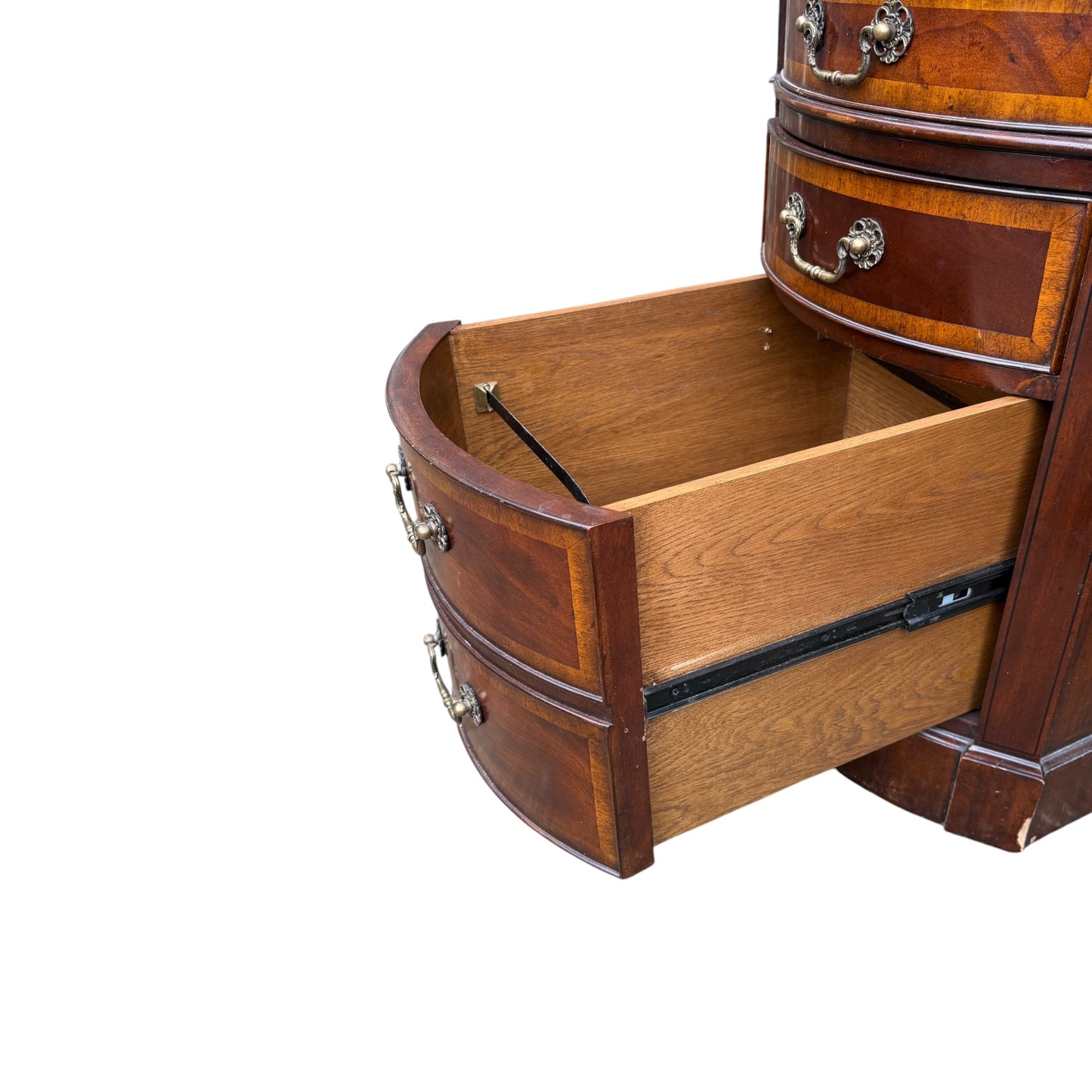 Large Traditional Leather Top Mahogany Twin Pedestal Desk by Brights of Nettlebed