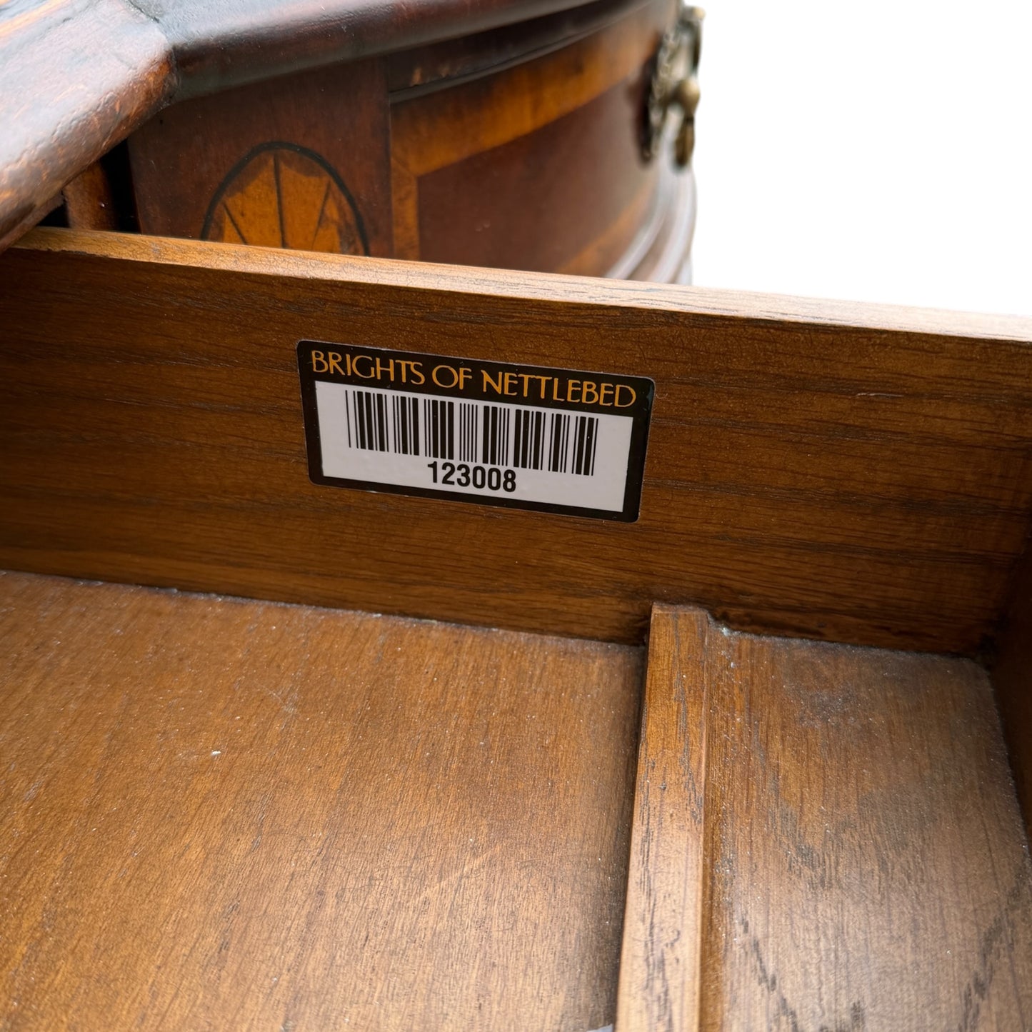Large Traditional Leather Top Mahogany Twin Pedestal Desk by Brights of Nettlebed