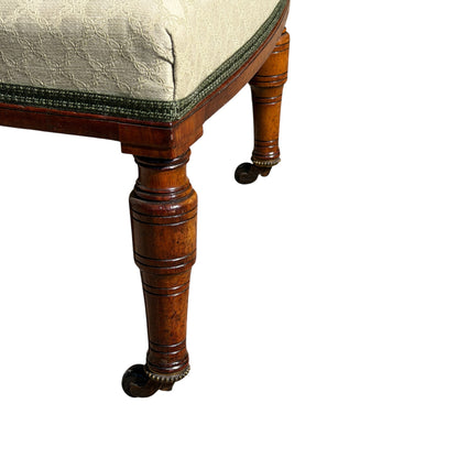 Antique Victorian Mahogany Nursing Chair - Carved Lattice Back Bedroom Chair 79cm