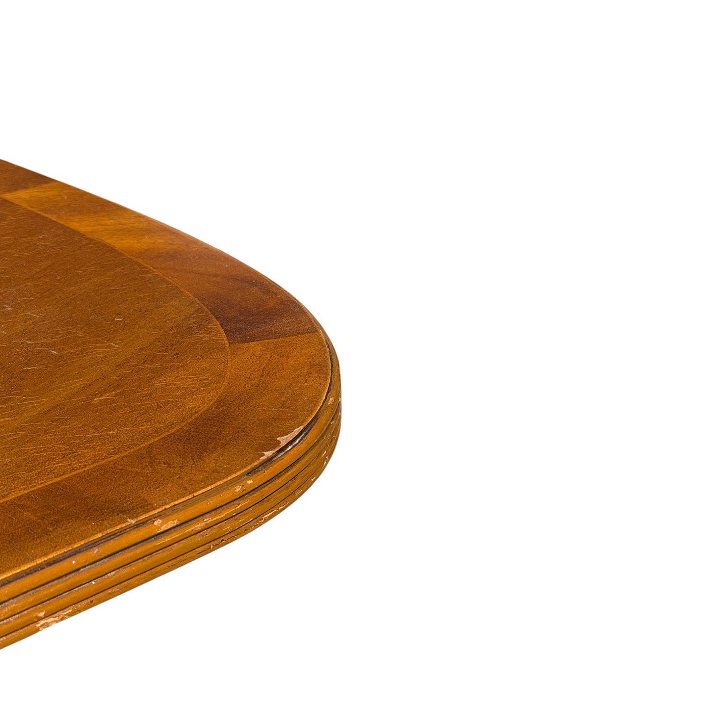 Vintage Regency Style Mahogany Coffee Table - Large Flame Veneer Sofa Table 122cm