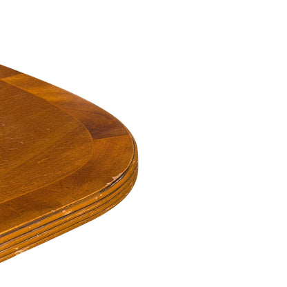 Vintage Regency Style Mahogany Coffee Table - Large Flame Veneer Sofa Table 122cm