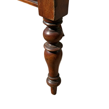 Antique Victorian Mahogany Balloon Back Chair - Carved Dining Bedroom Chair 87cm