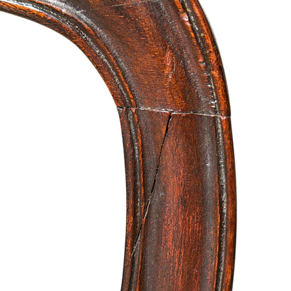 Antique Georgian Style Mahogany Carver Chair - Carved Shield Back Armchair 93cm