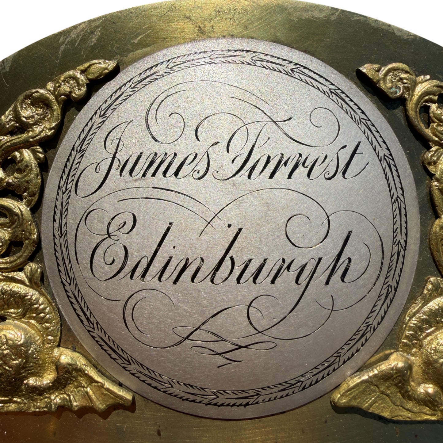 Antique Georgian Scottish 8-Day Longcase Clock by James Forrest Edinburgh – Flame Mahogany Veneer Grandfather Clock