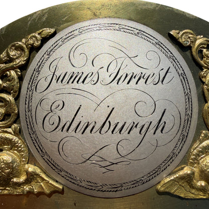 Antique Georgian Scottish 8-Day Longcase Clock by James Forrest Edinburgh – Flame Mahogany Veneer Grandfather Clock