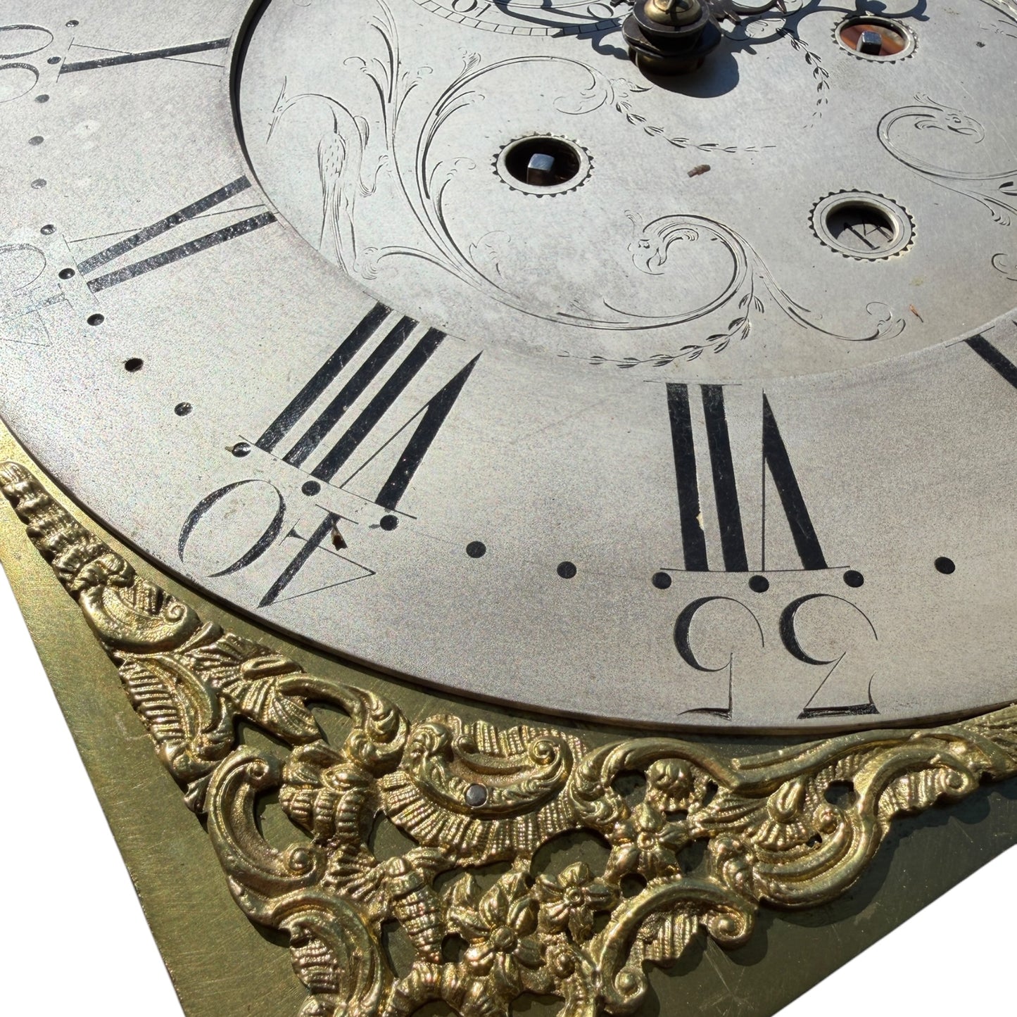Antique Georgian Scottish 8-Day Longcase Clock by James Forrest Edinburgh – Flame Mahogany Veneer Grandfather Clock