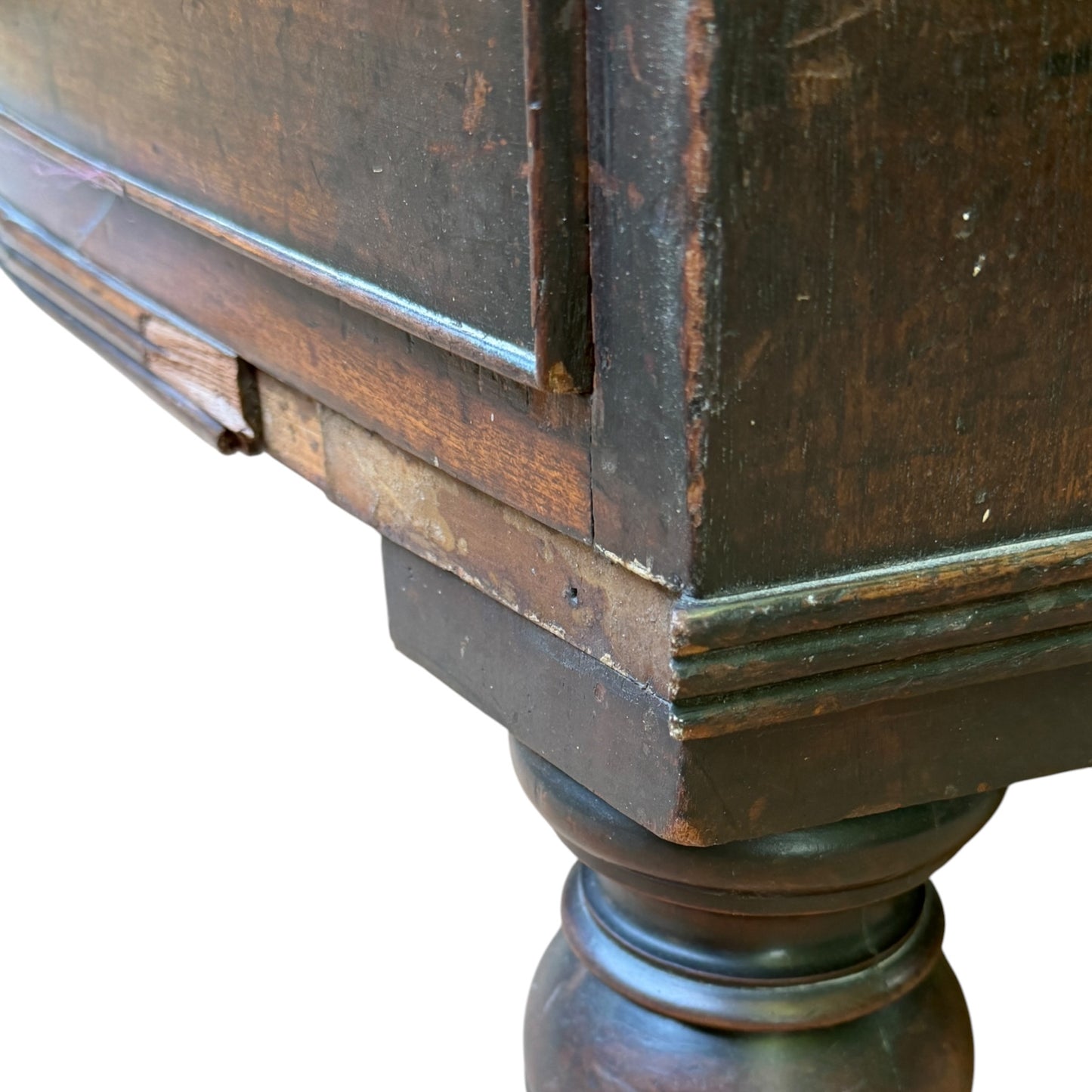 Antique Victorian Mahogany Bow Front Chest of Drawers - Large 2 over 3 Tallboy