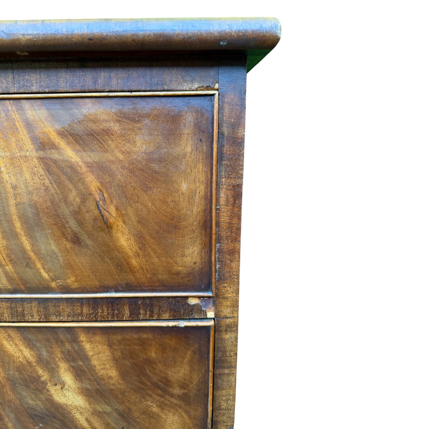 Antique Victorian Mahogany Chest of Drawers - Large 5 Drawer Tallboy