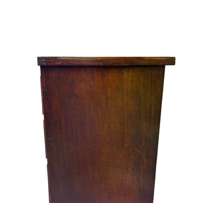 Antique Georgian Mahogany Bow Front Chest of Drawers Regency Style