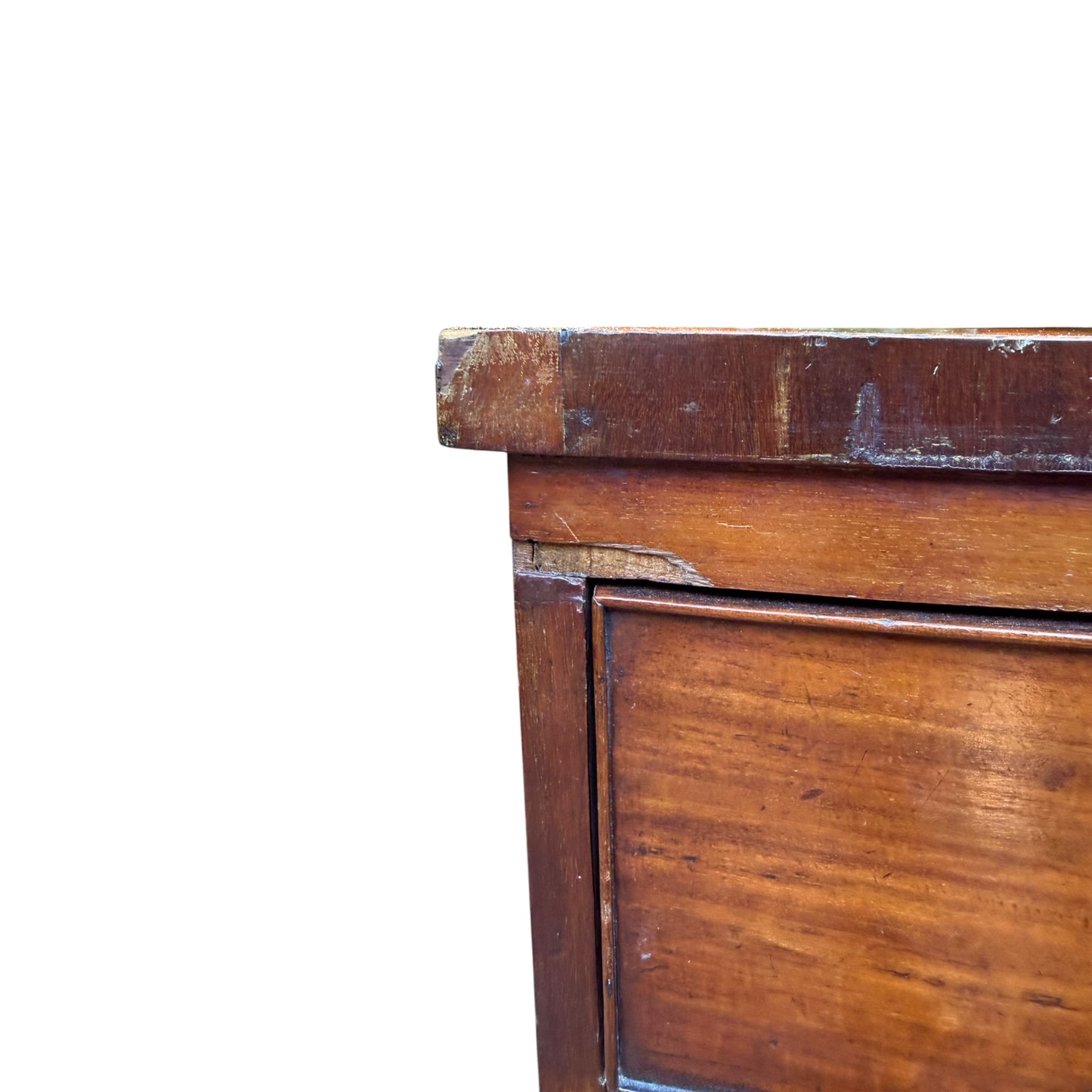 Antique Georgian Mahogany Bow Front Chest of Drawers Regency Style