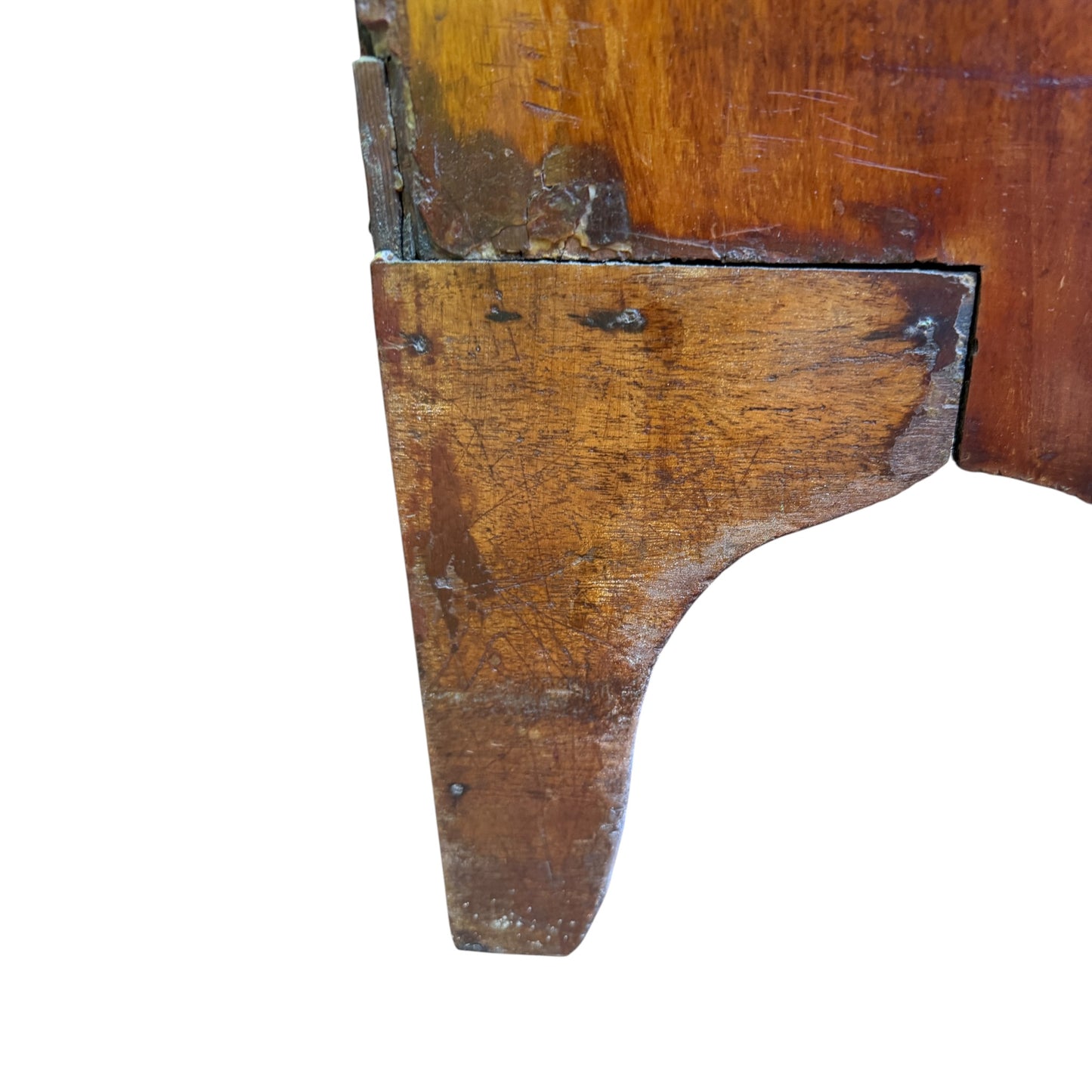 Antique Georgian Mahogany Bow Front Chest of Drawers Regency Style